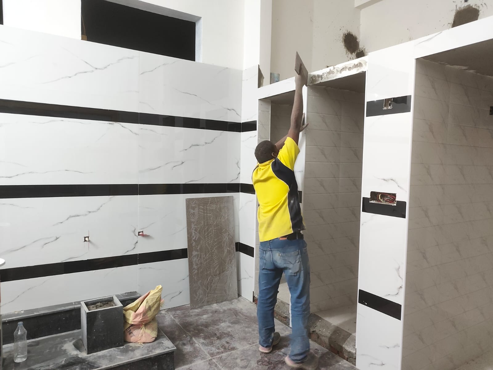 SK Tiles Studio tile installation project 03 in Hyderabad