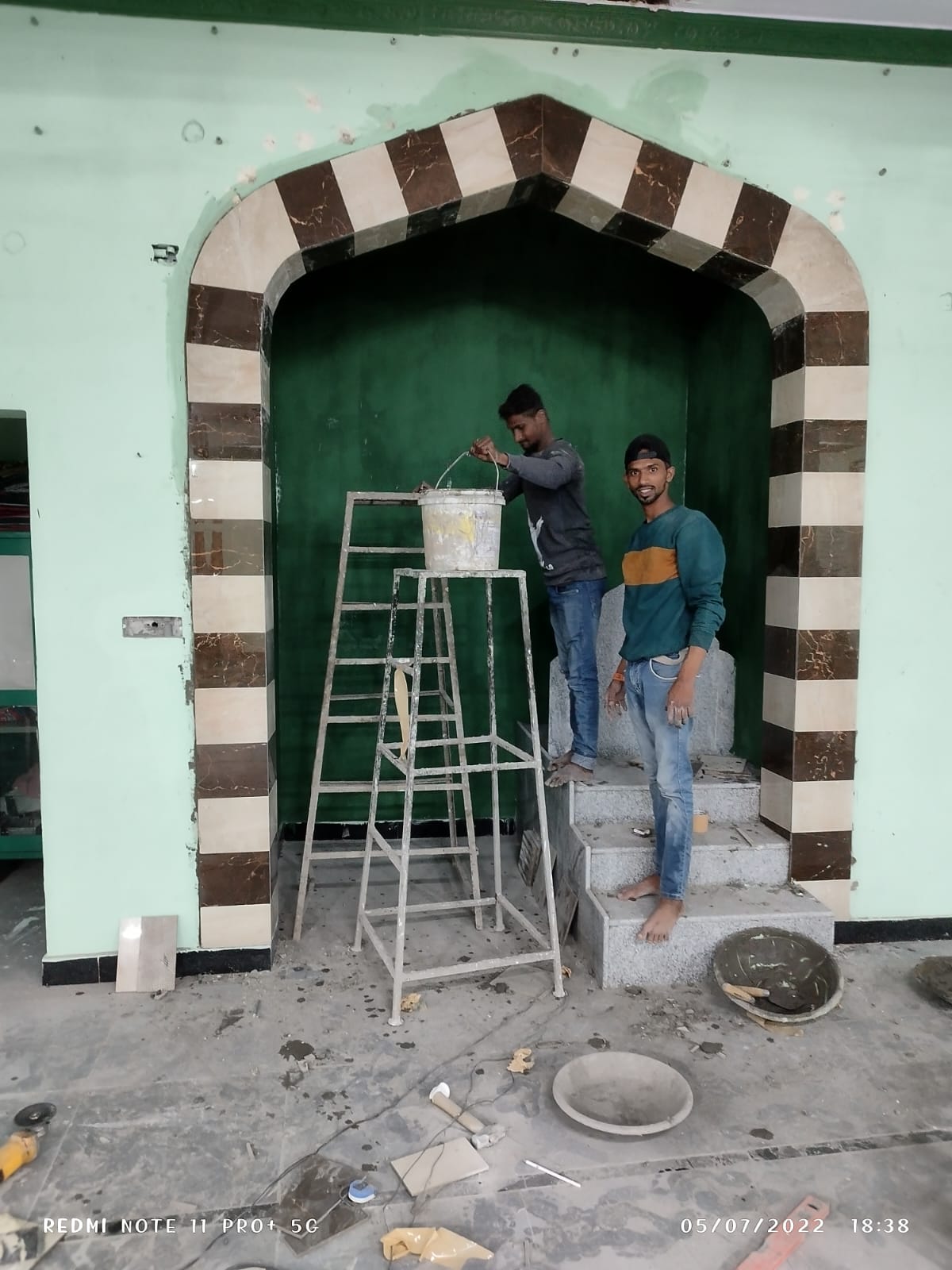 SK Tiles Studio tile installation project 47 in Hyderabad