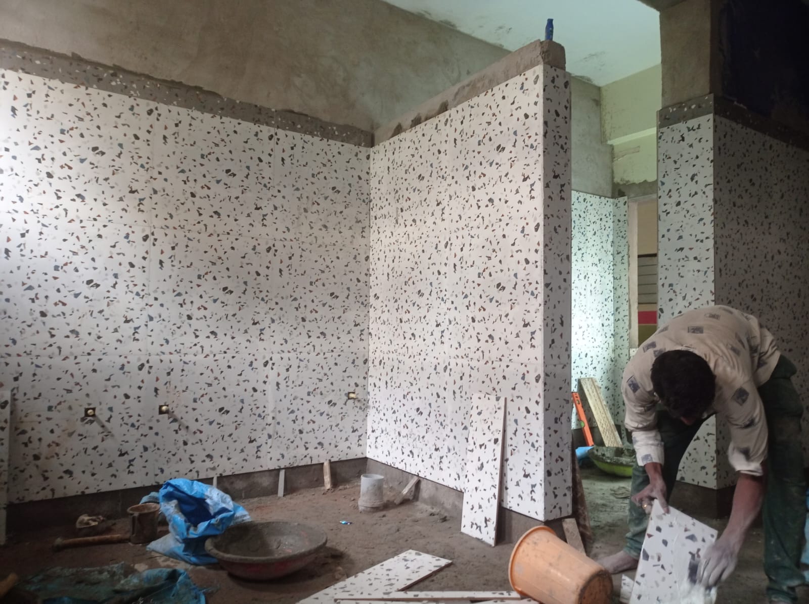 SK Tiles Studio tile installation project 48 in Hyderabad