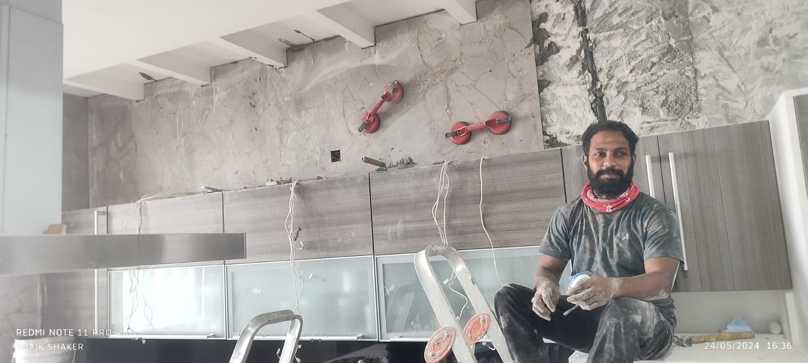 SK Tiles Studio tile installation project 52 in Hyderabad