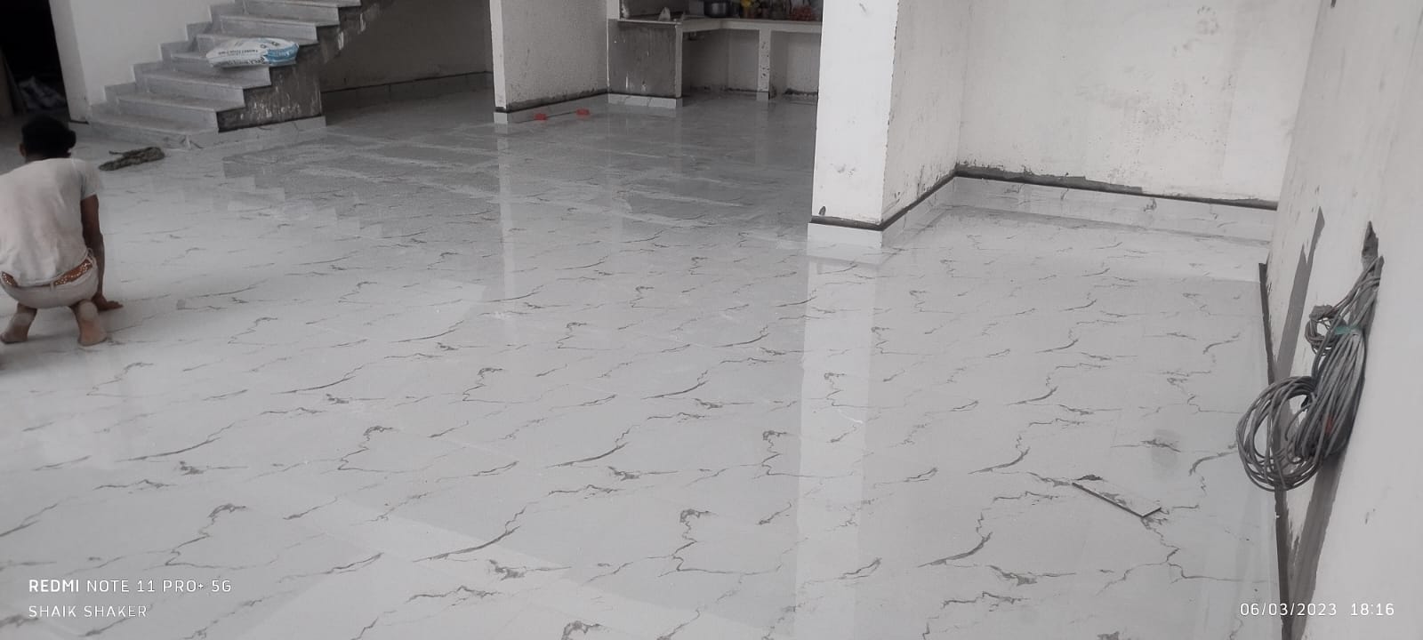 SK Tiles Studio tile installation project 55 in Hyderabad